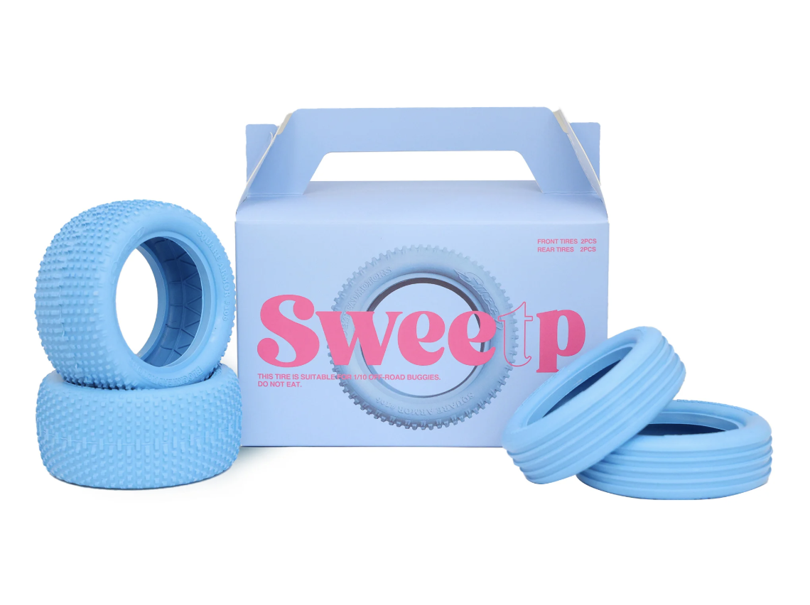 BHM818 Sweep x BLOCKHEAD MOTORS ブルータイヤ SWEET BOXセット